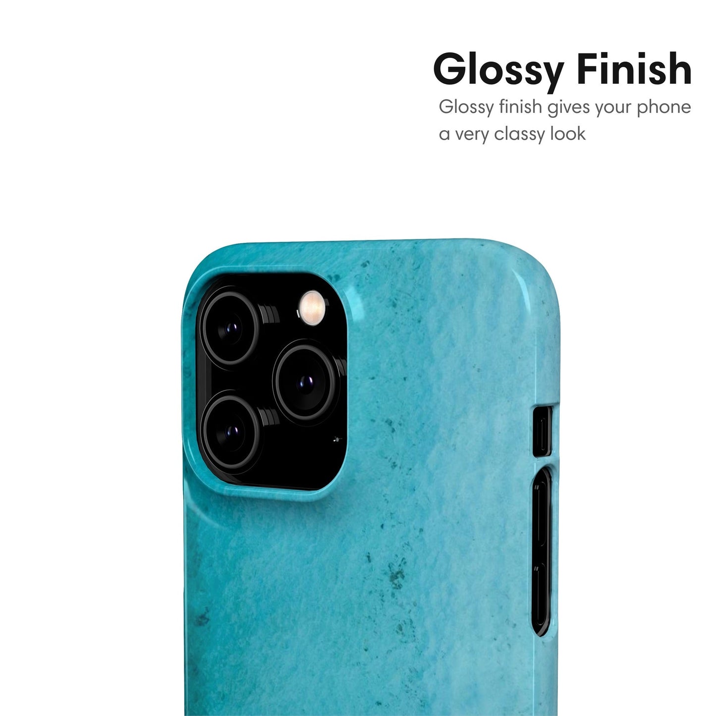 Calm Ombre Ocean Snap Case glossy