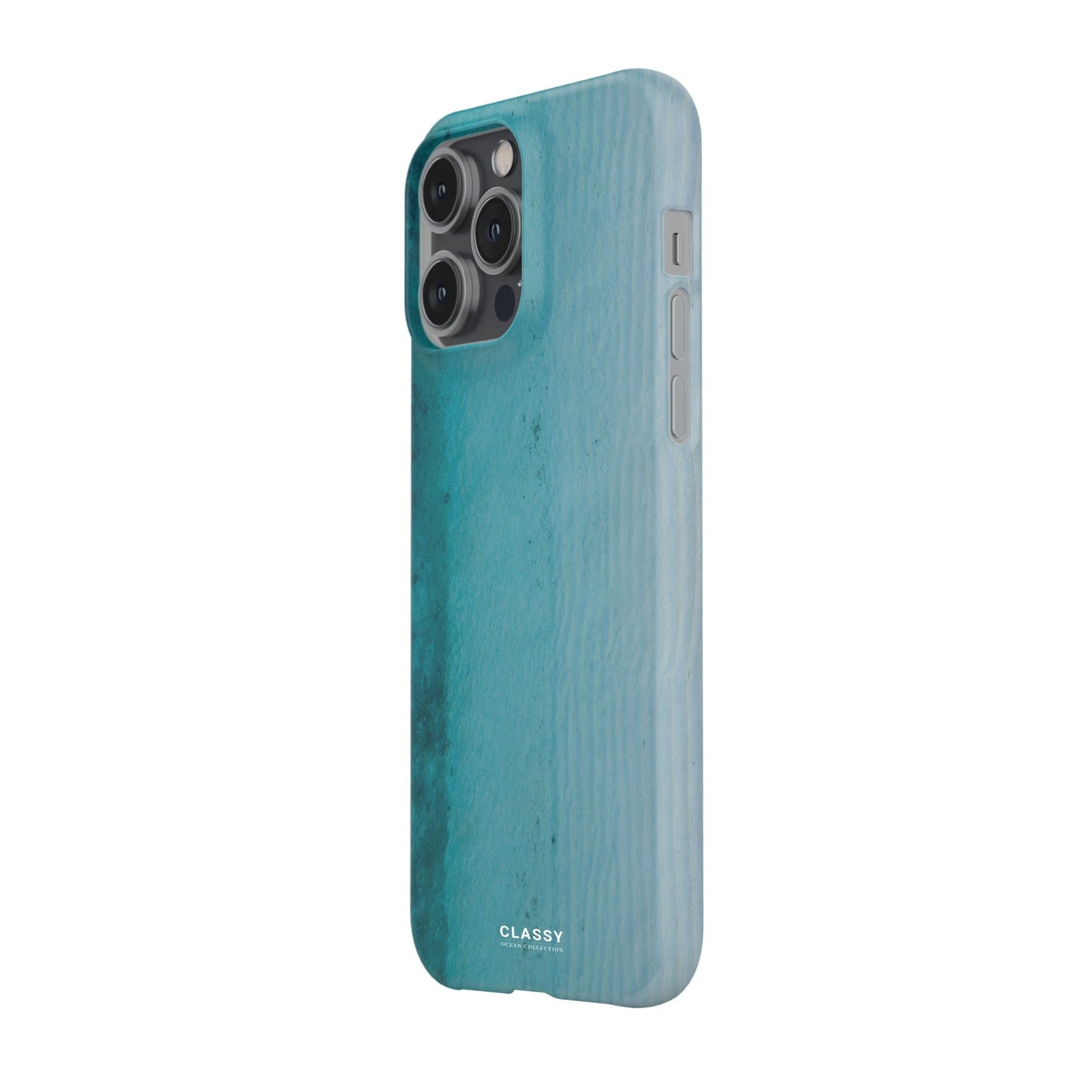 Calm Ombre Ocean Snap Case side