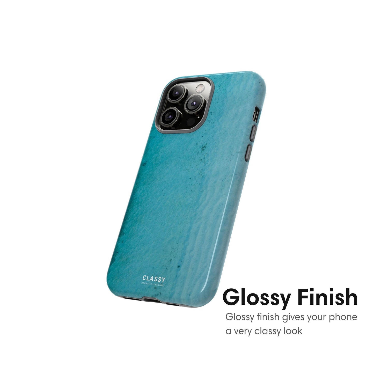 Calm Ombre Ocean Tough Case glossy