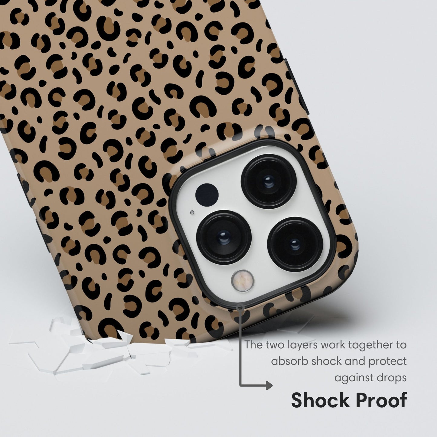 Cheetah Print Tough Case shockproof