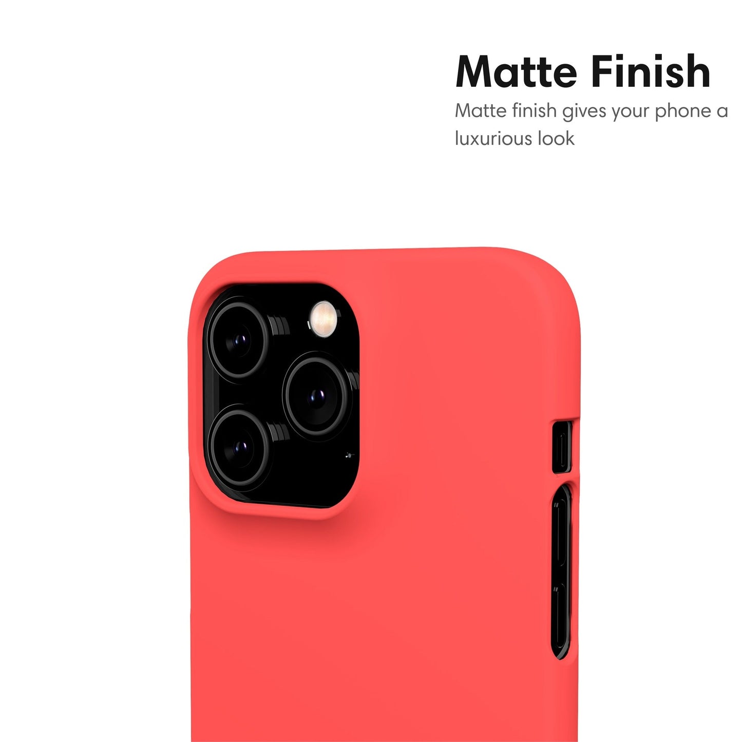 Coral Red Snap Case matte