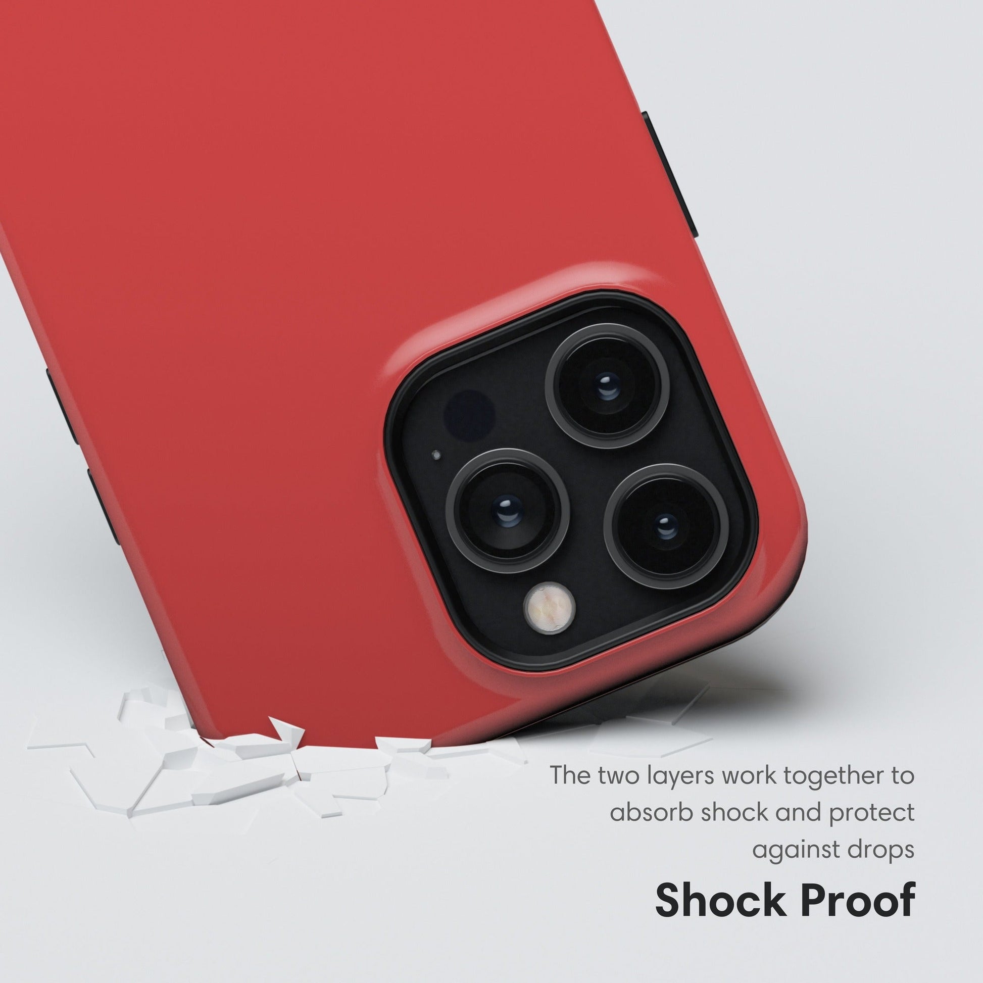 Coral Red Tough Case shockproof