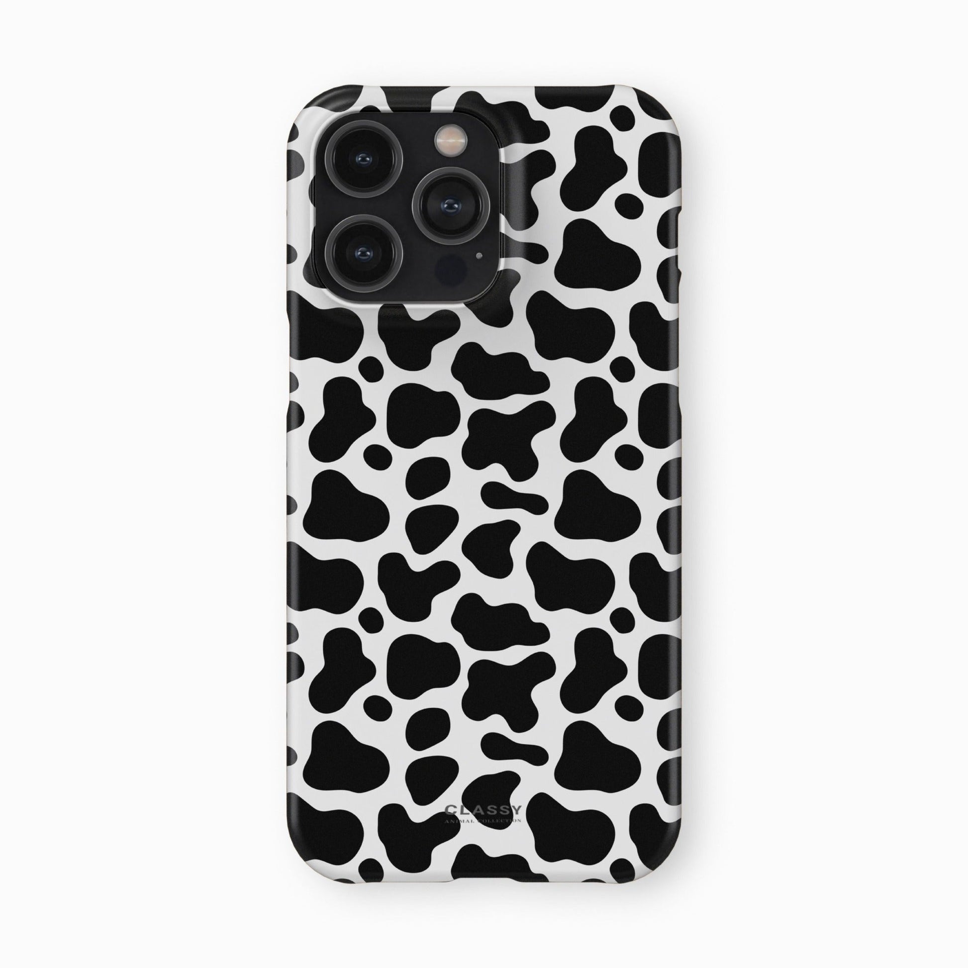 Cow Print Snap Case front