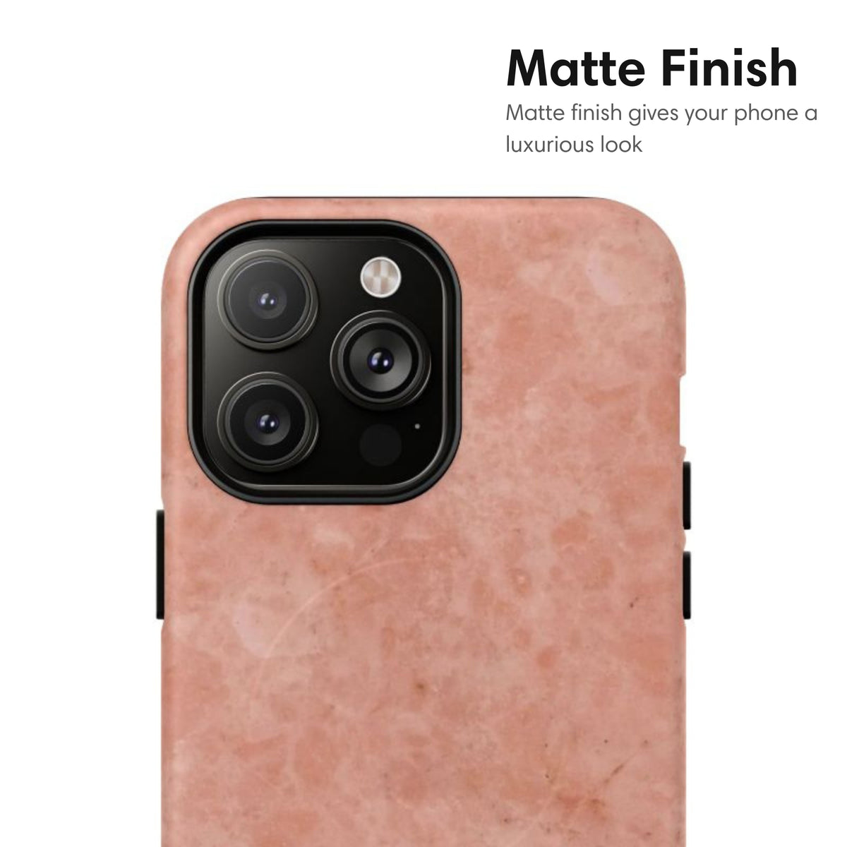 Dusty Rose Marble MagSafe Tough Case matte
