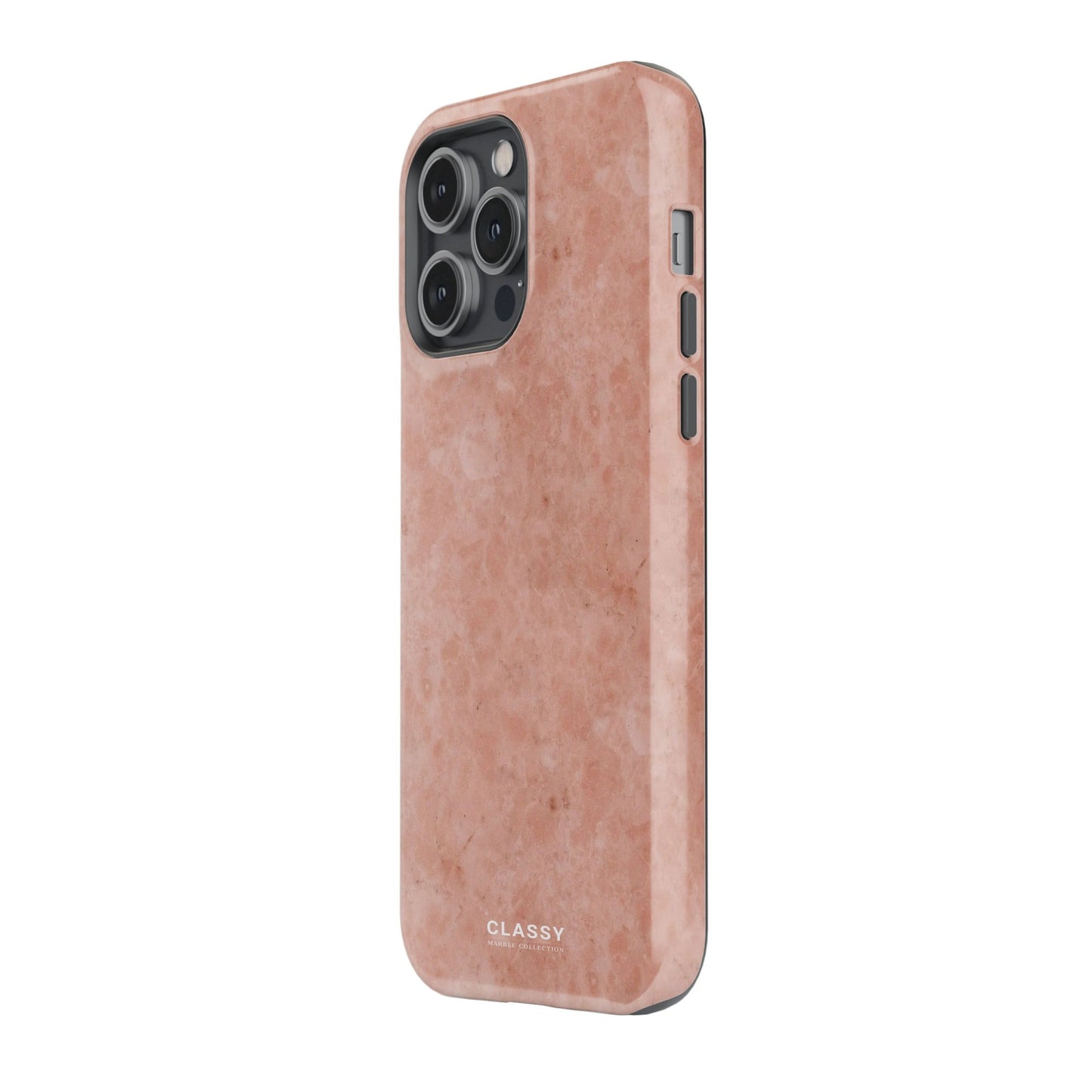 Dusty Rose Marble Tough Case side