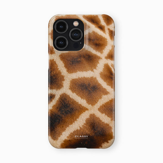 Giraffe Pattern Snap Case front