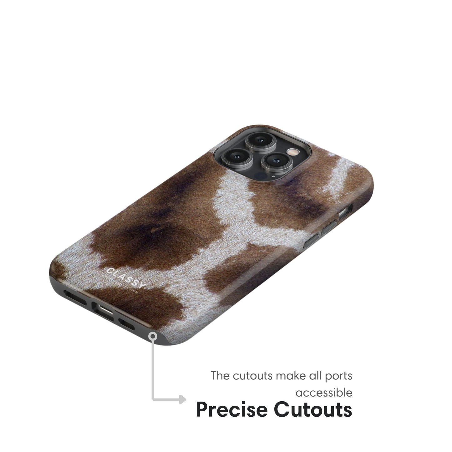 Giraffe Pattern Tough Case cutouts