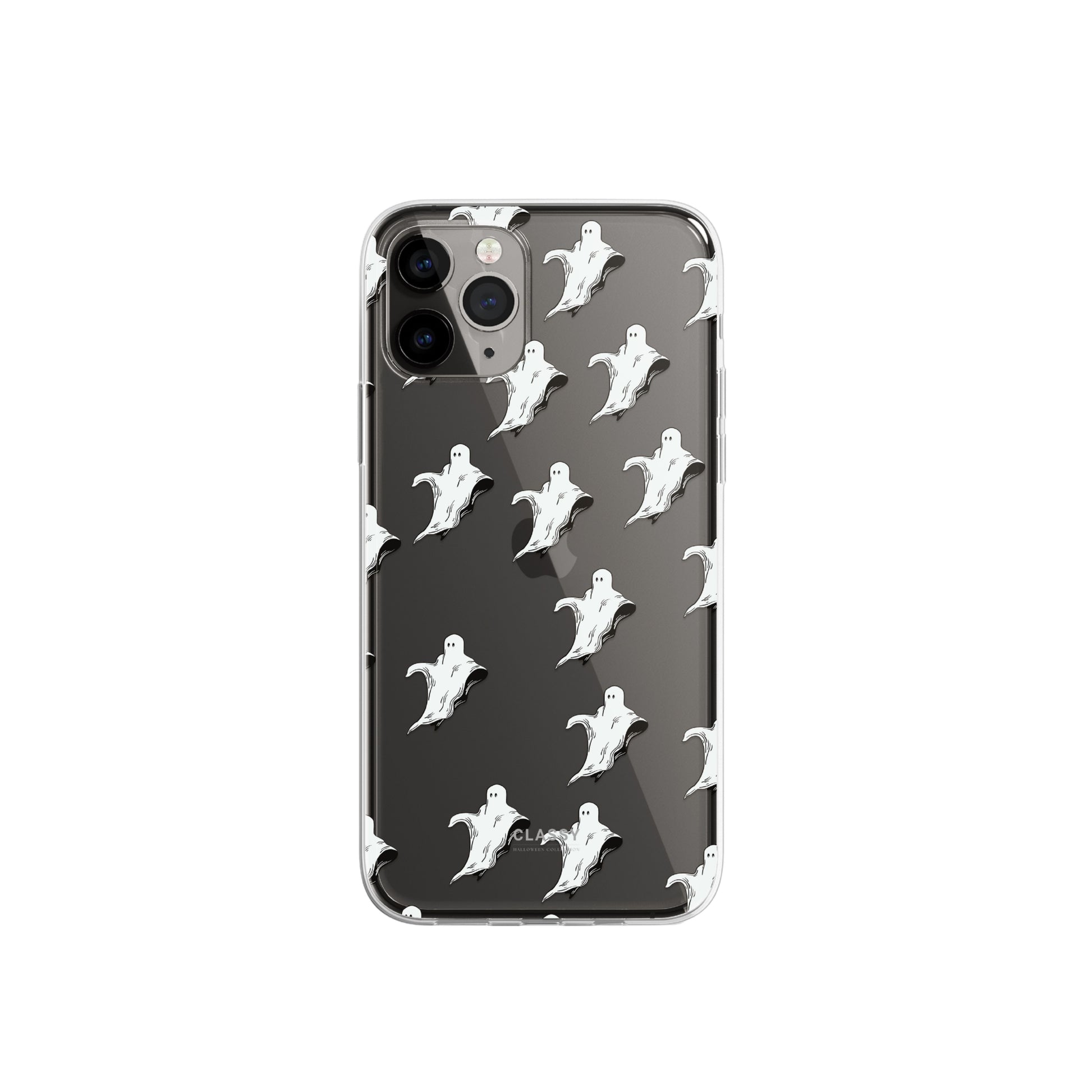 Little Flying Ghosts Clear Case front