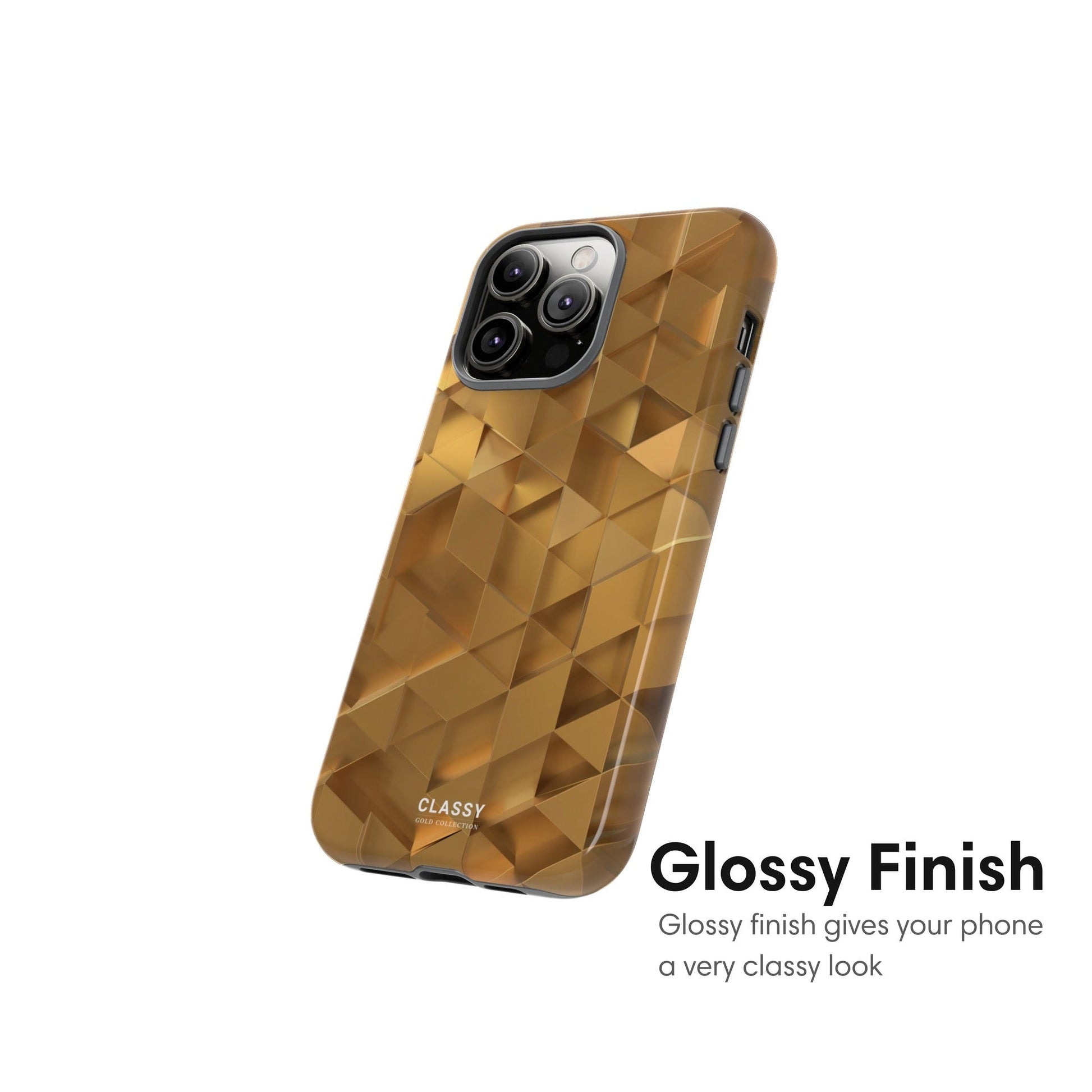 Gold Pattern Tough Case glossy