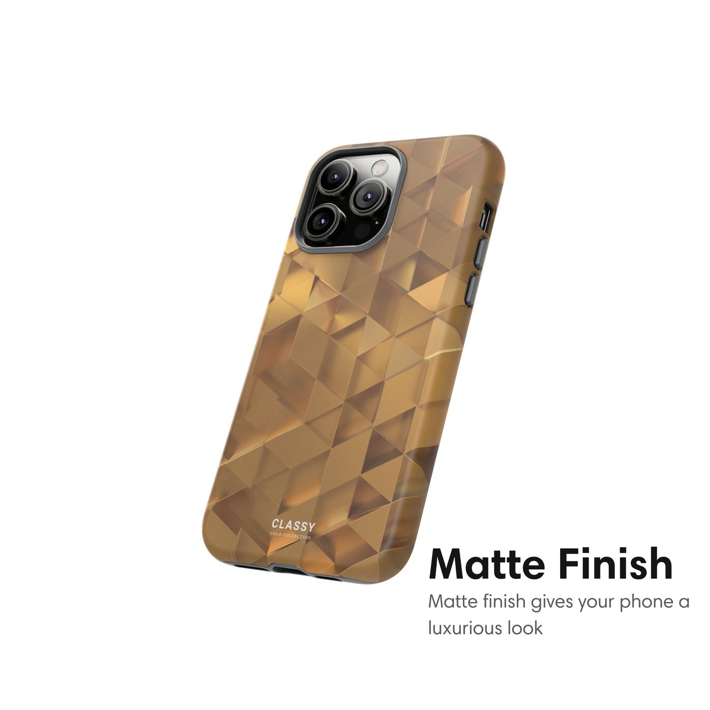 Gold Pattern Tough Case matte