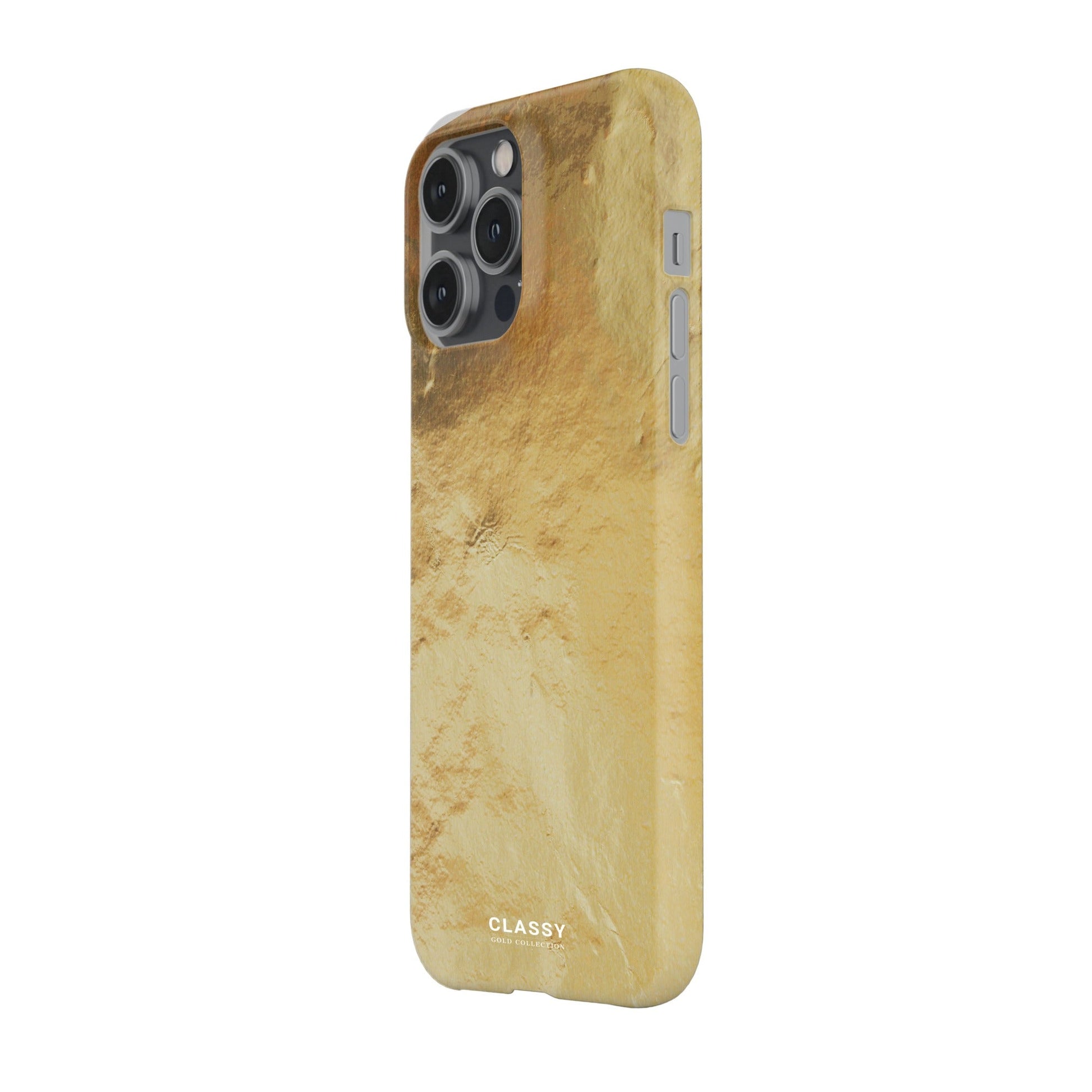 Gold Textured Pattern Snap Case side