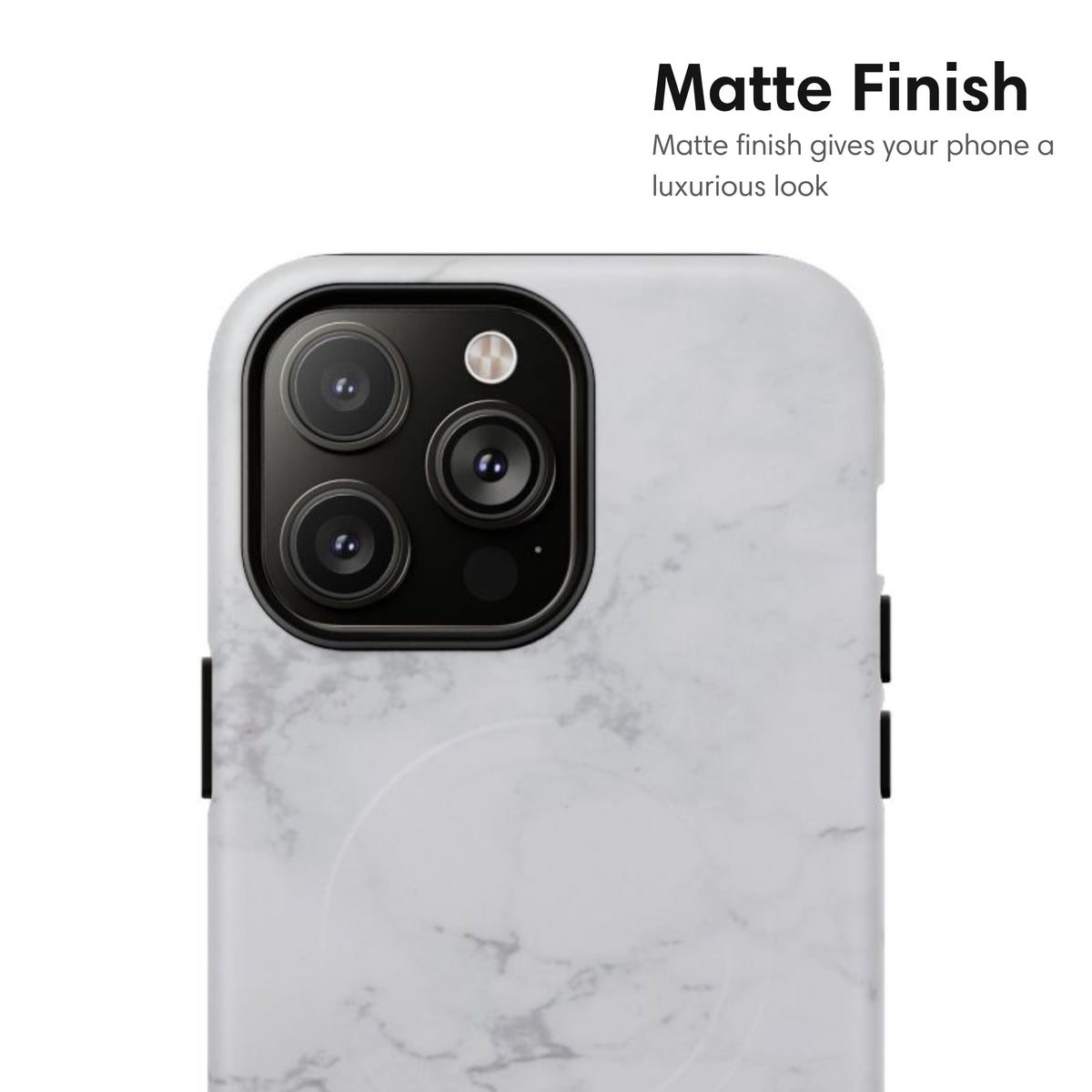 Gray Marble MagSafe Tough Case matte