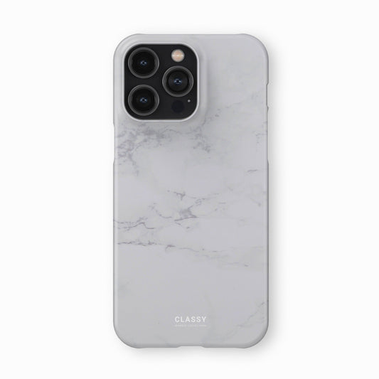 Gray Marble Snap Case front