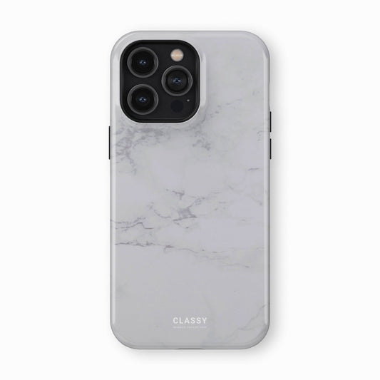 Gray Marble Tough Case front