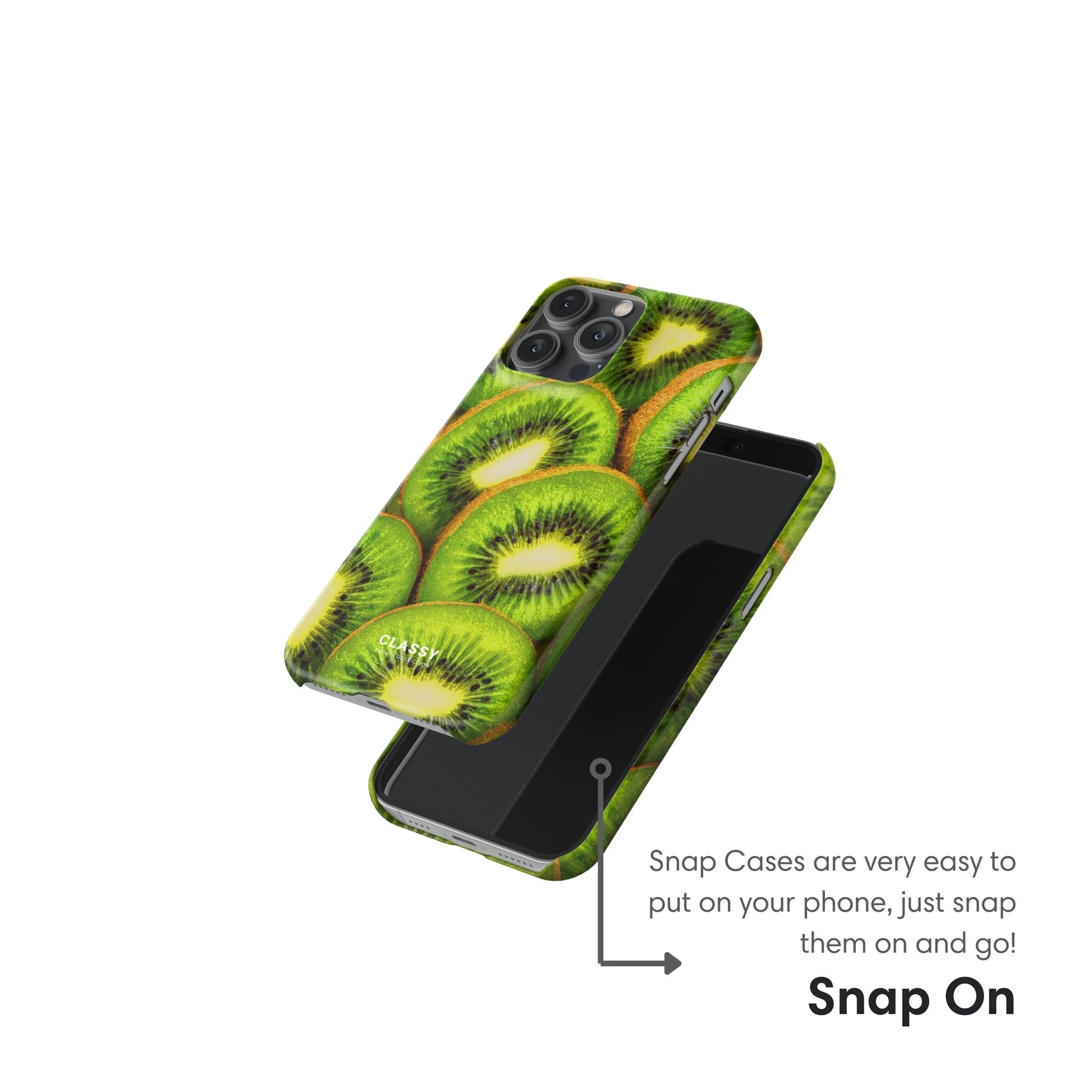 Kiwis Snap Case snap on