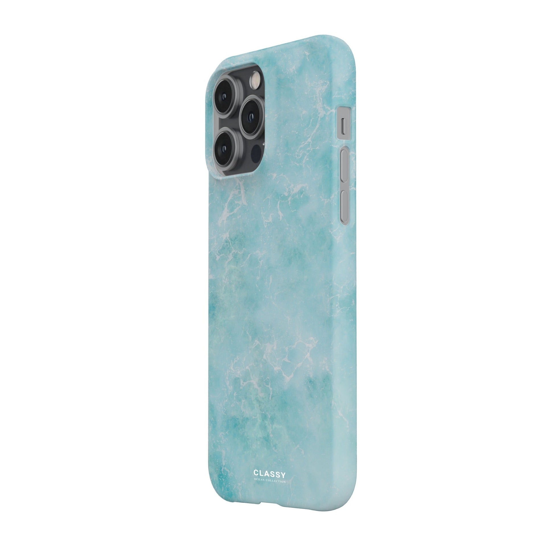 Light Blue Ocean Snap Case side