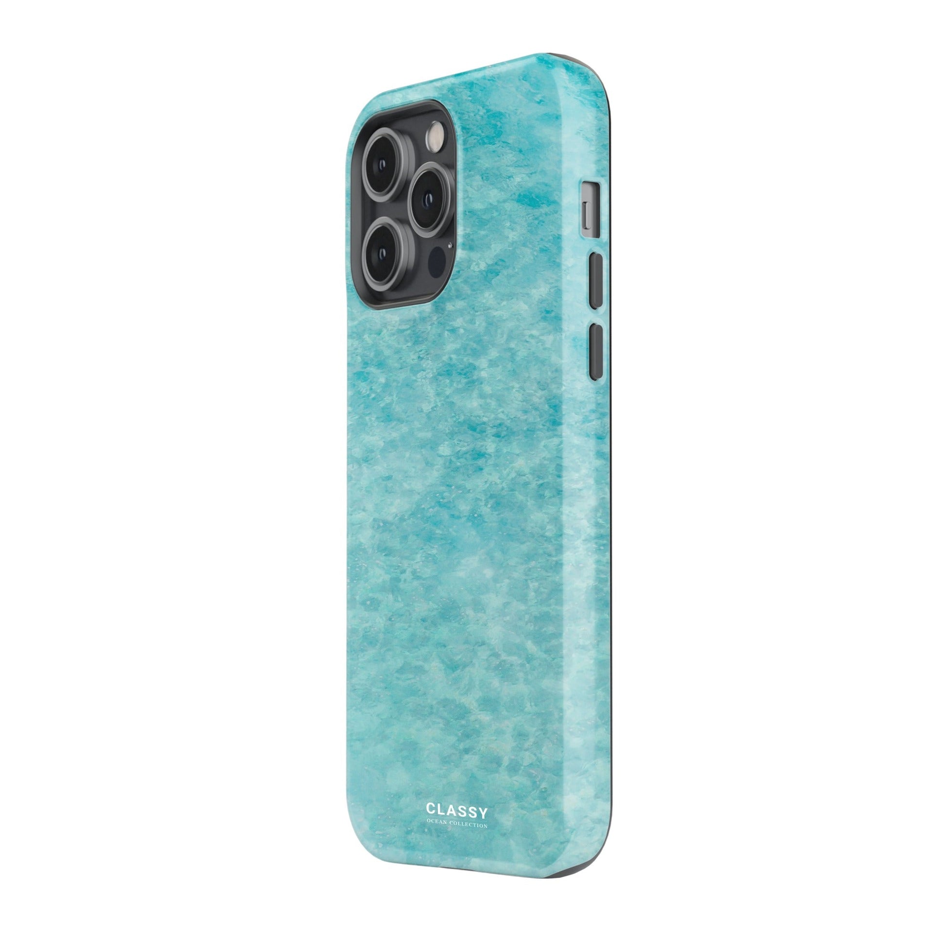 Light Blue Ocean Tough Case side