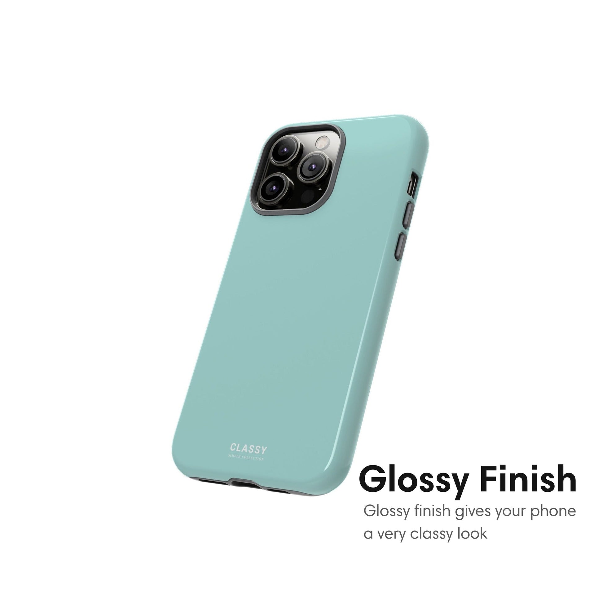 Light Blue Tough Case glossy