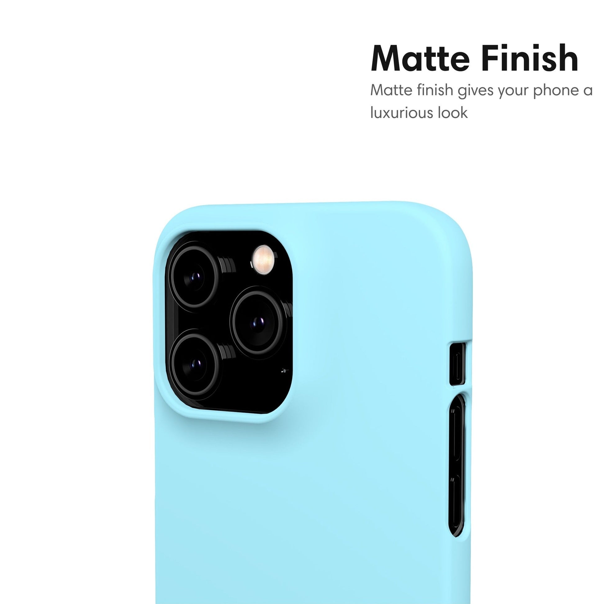 Light Pastel Blue Snap Case matte