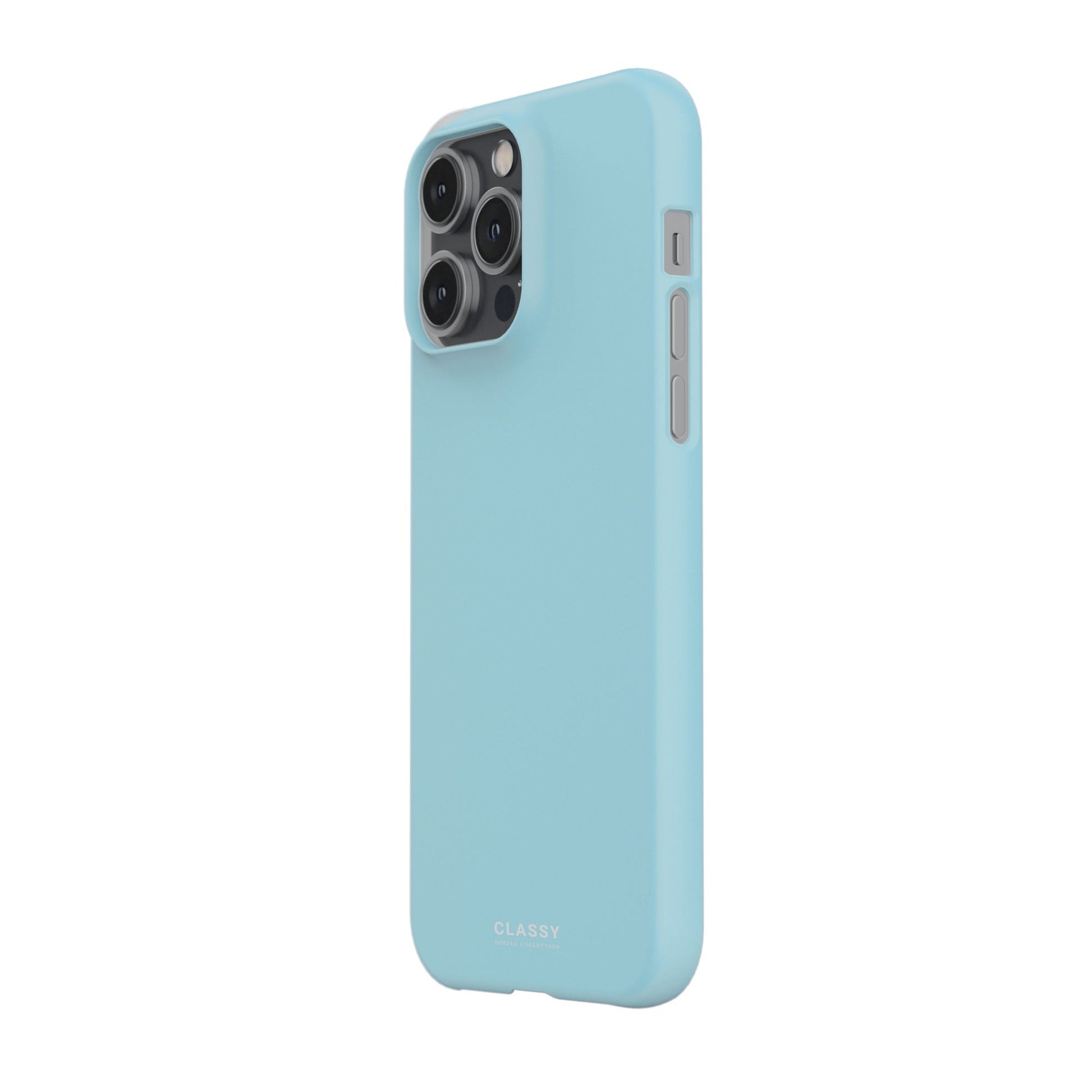 Light Pastel Blue Snap Case side