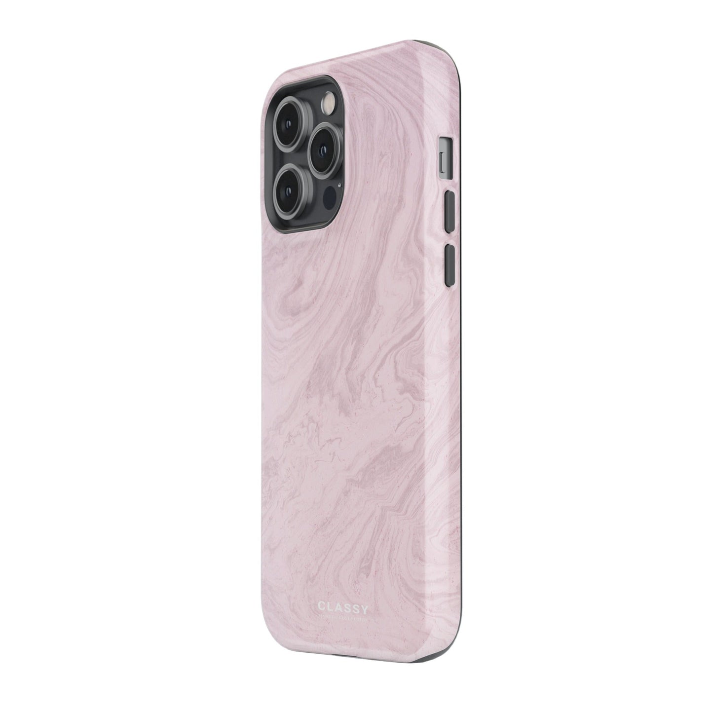 Light Pink Marble Tough Case side