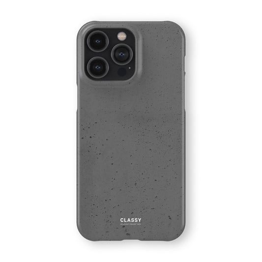 Minimalistic Dark Gray Snap Case front