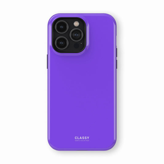 Neon Purple Tough Case front