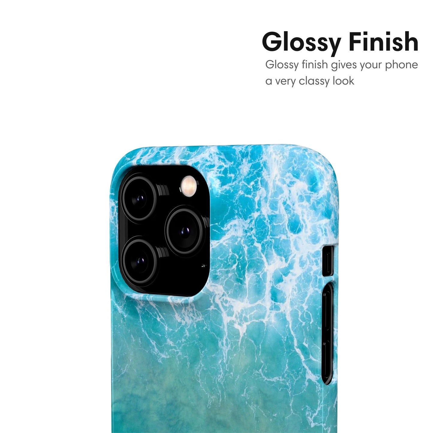 Ocean Breeze Snap Case glossy