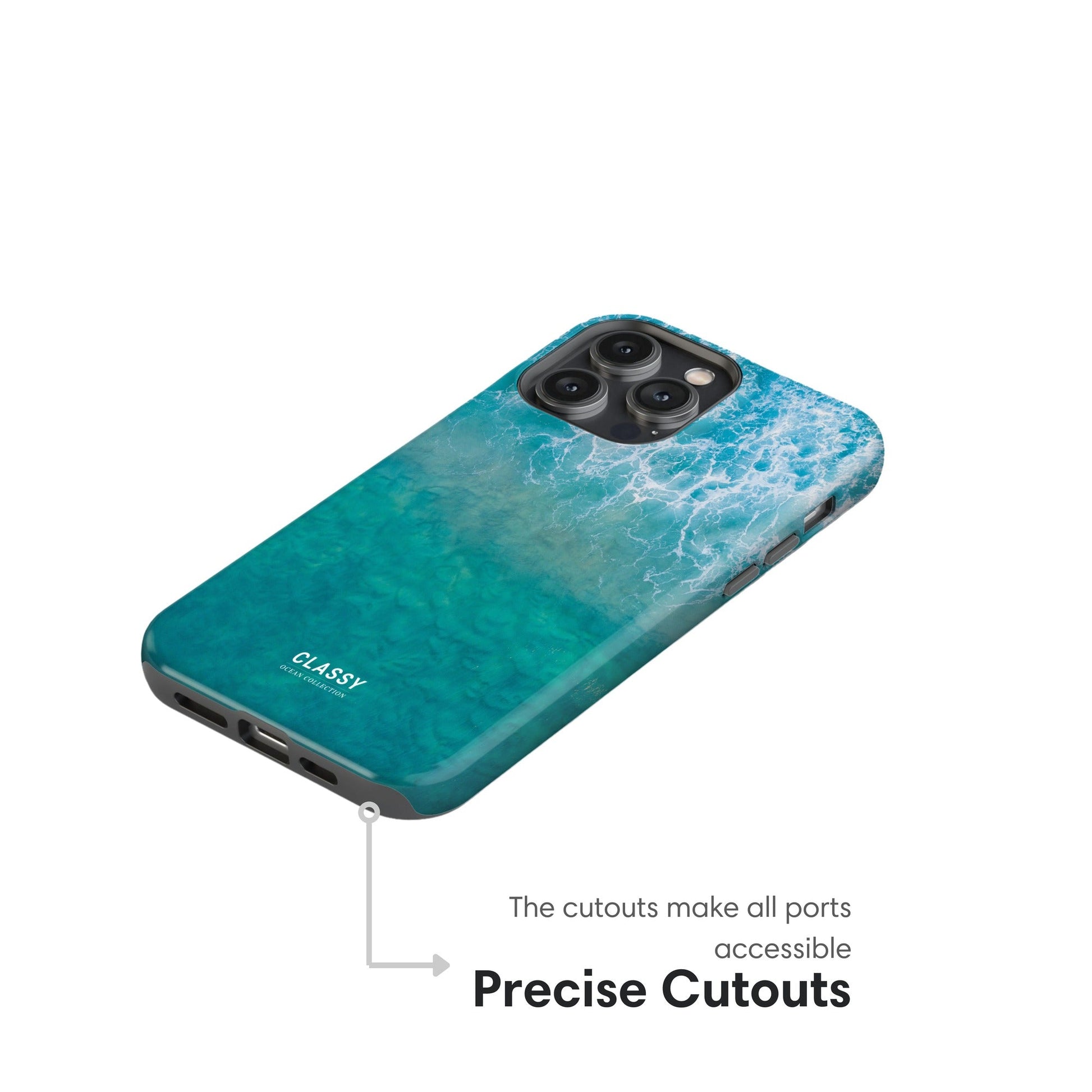 Ocean Ombre Tough Case cutouts