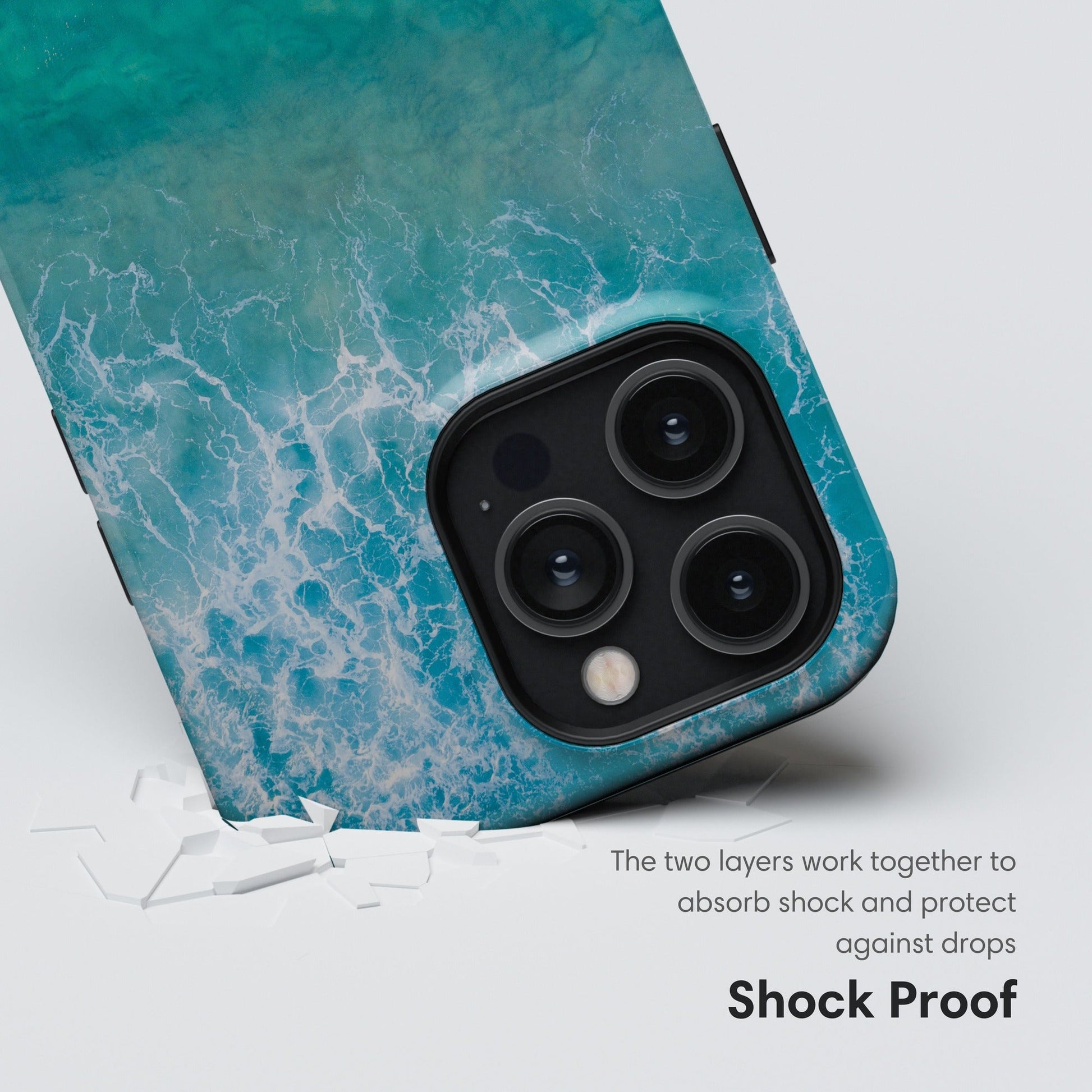 Ocean Ombre Tough Case shockproof