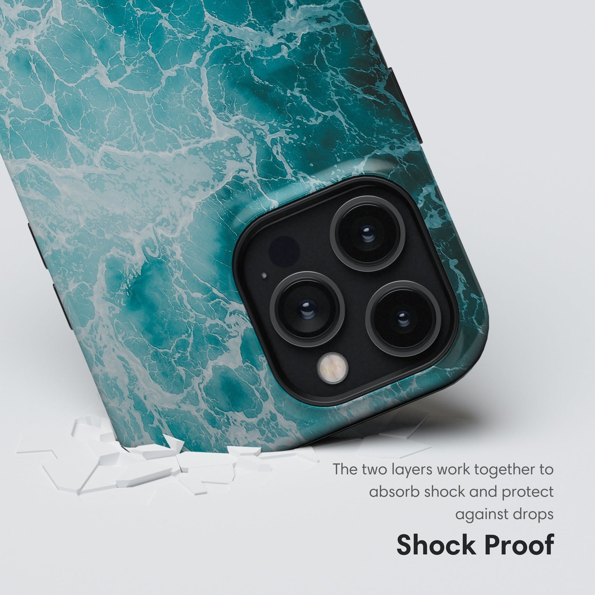 Ocean Waves Breeze Tough Case shockproof