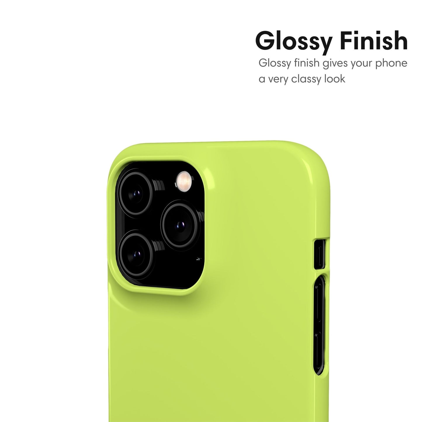 Pastel Lime Green Snap Case glossy