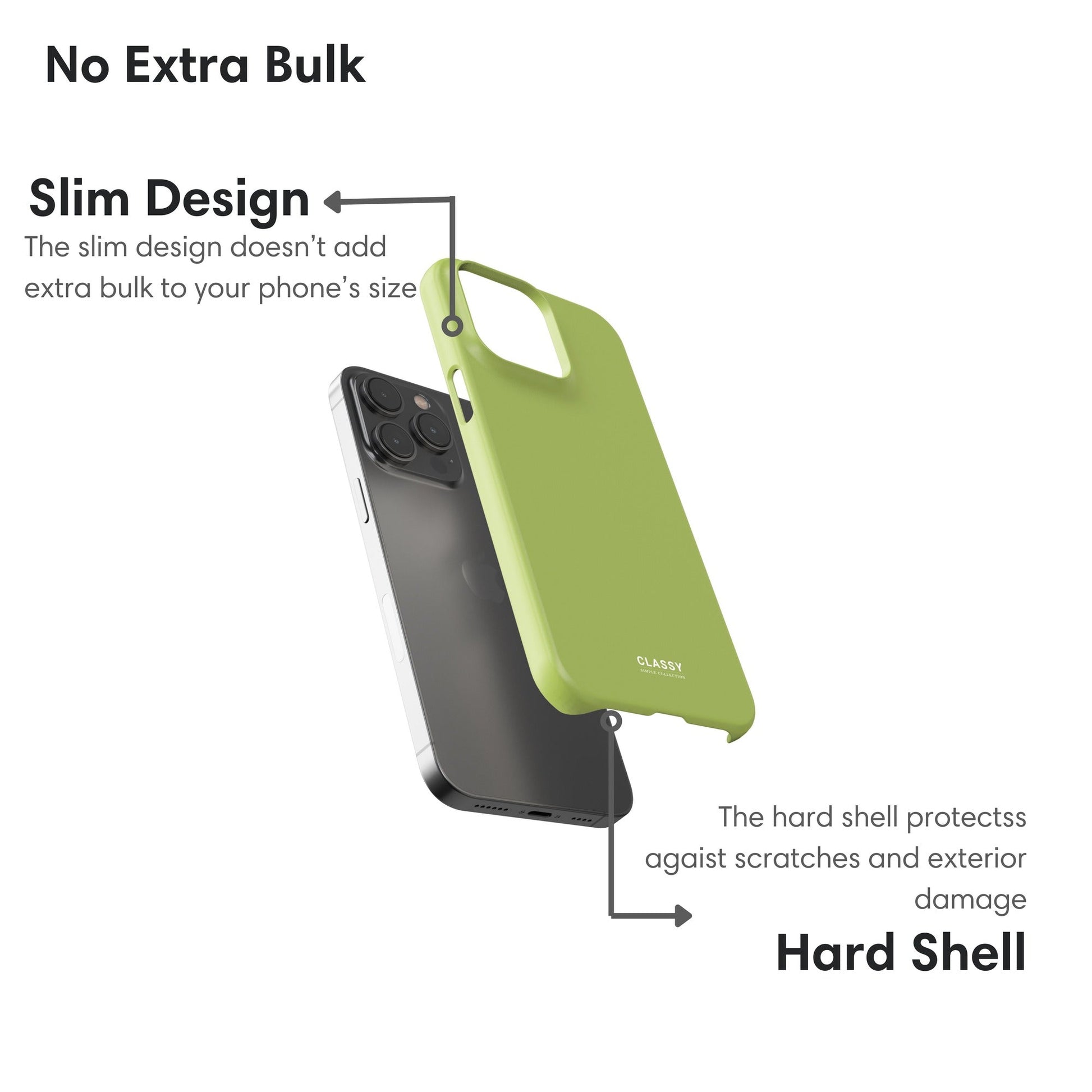 Pastel Lime Green Snap Case layers