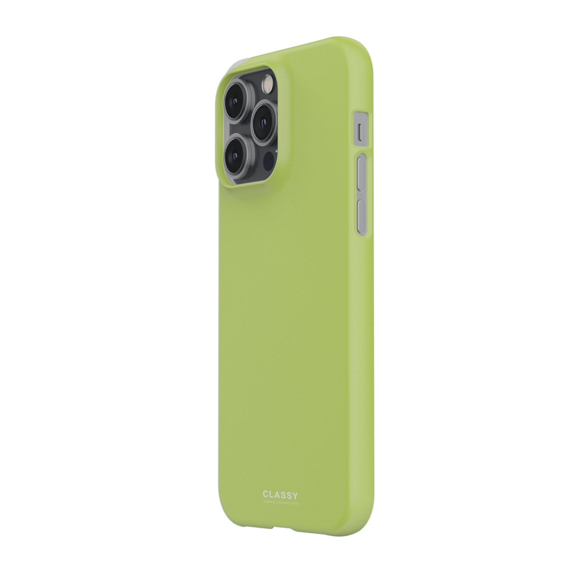 Pastel Lime Green Snap Case side