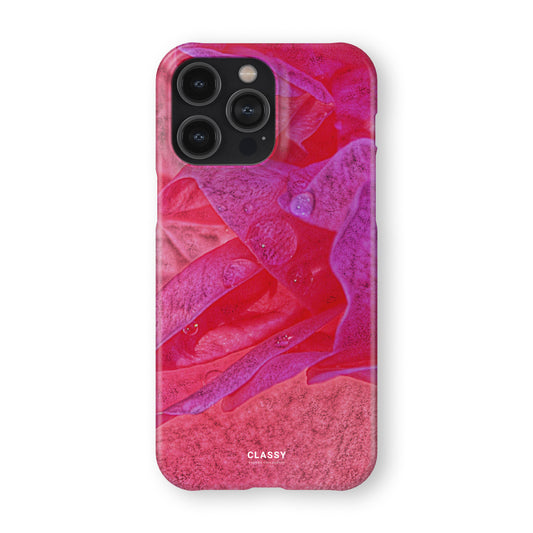 Pink Art Flower Snap Case front