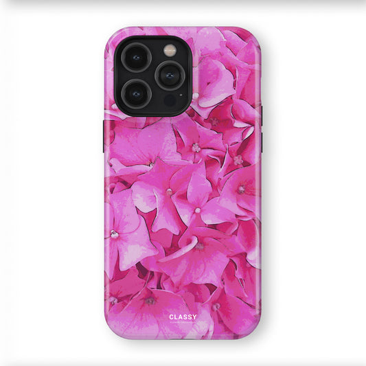 Pink Flower Art Tough Case front