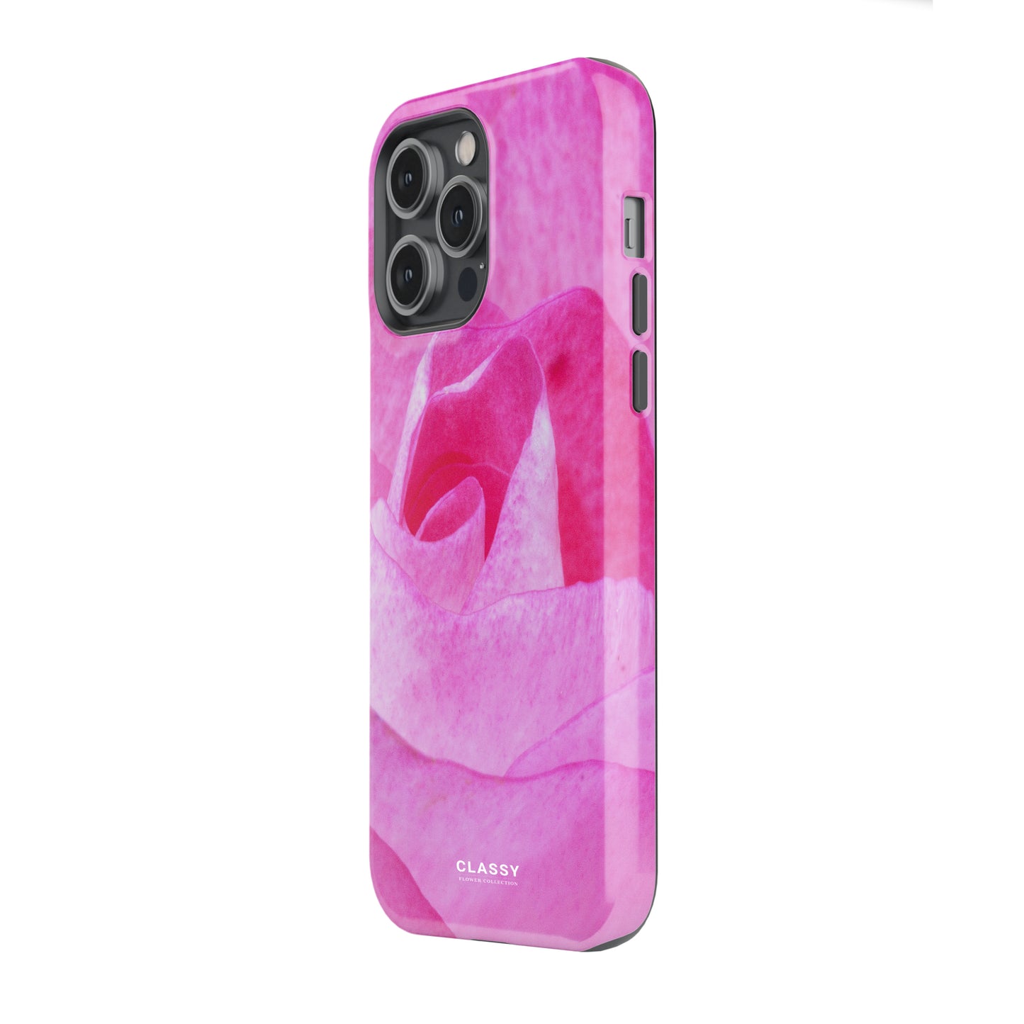 Pink Flower Tough Case side