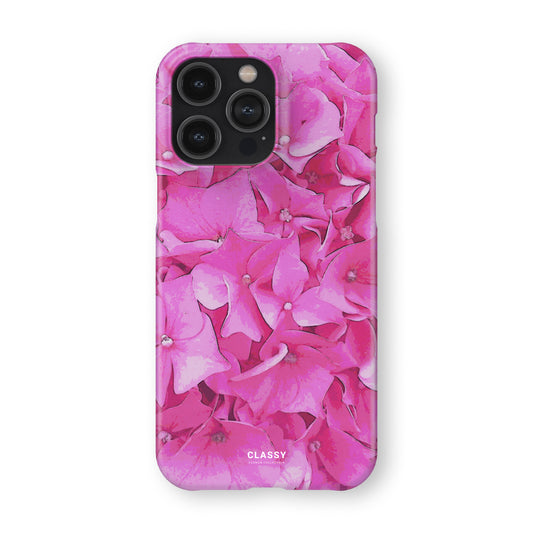 Pink Flowers Snap Case front