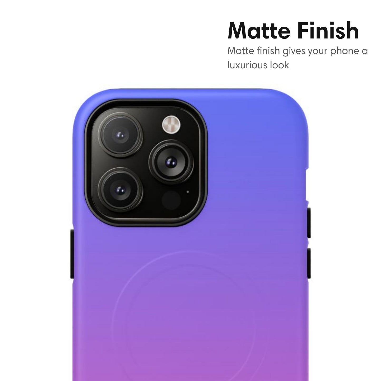 Pink and Purple Ombre MagSafe Tough Case matte