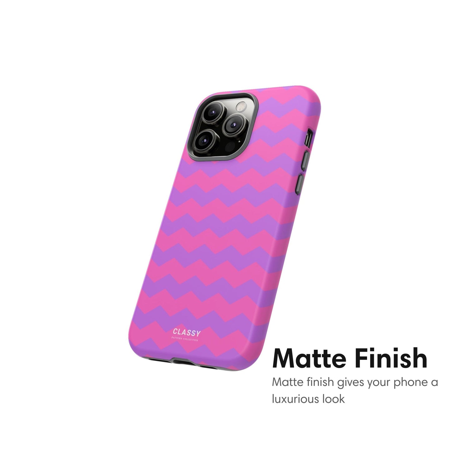 Pink and Purple Pattern Tough Case matte