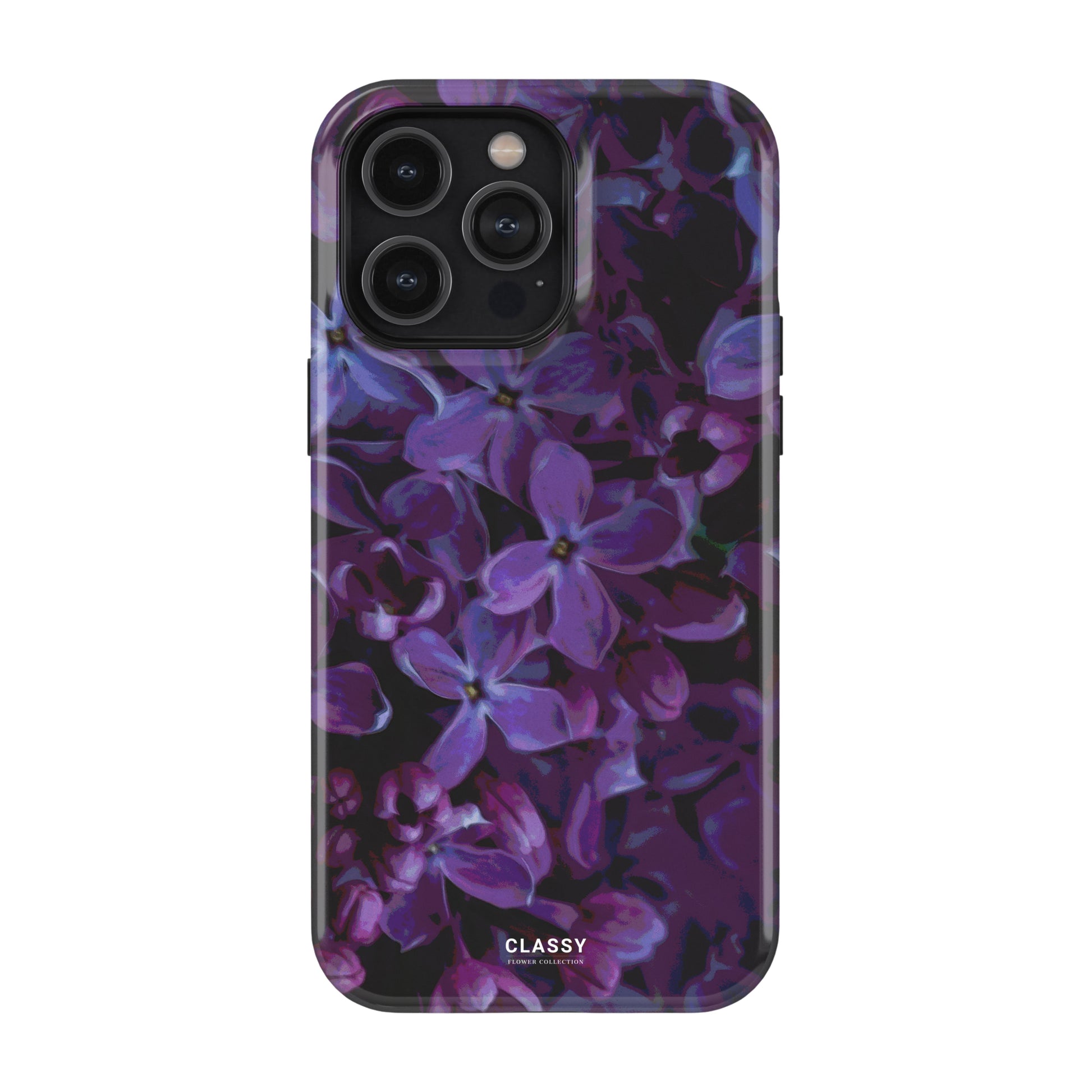 Purple Flower Art Tough Case front