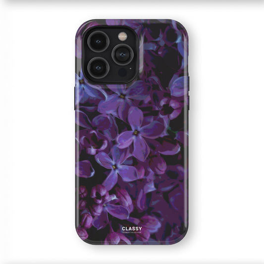 Purple Flower Art Tough Case front