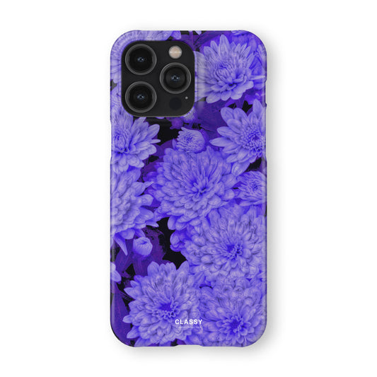 Purple Flowers Snap Case front