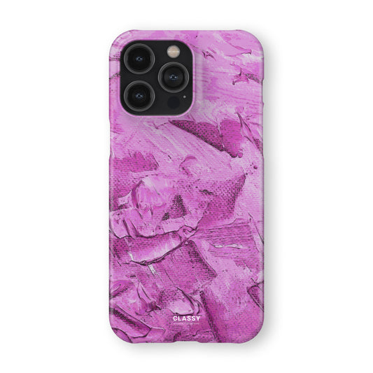 Purple Pattern Snap Case front