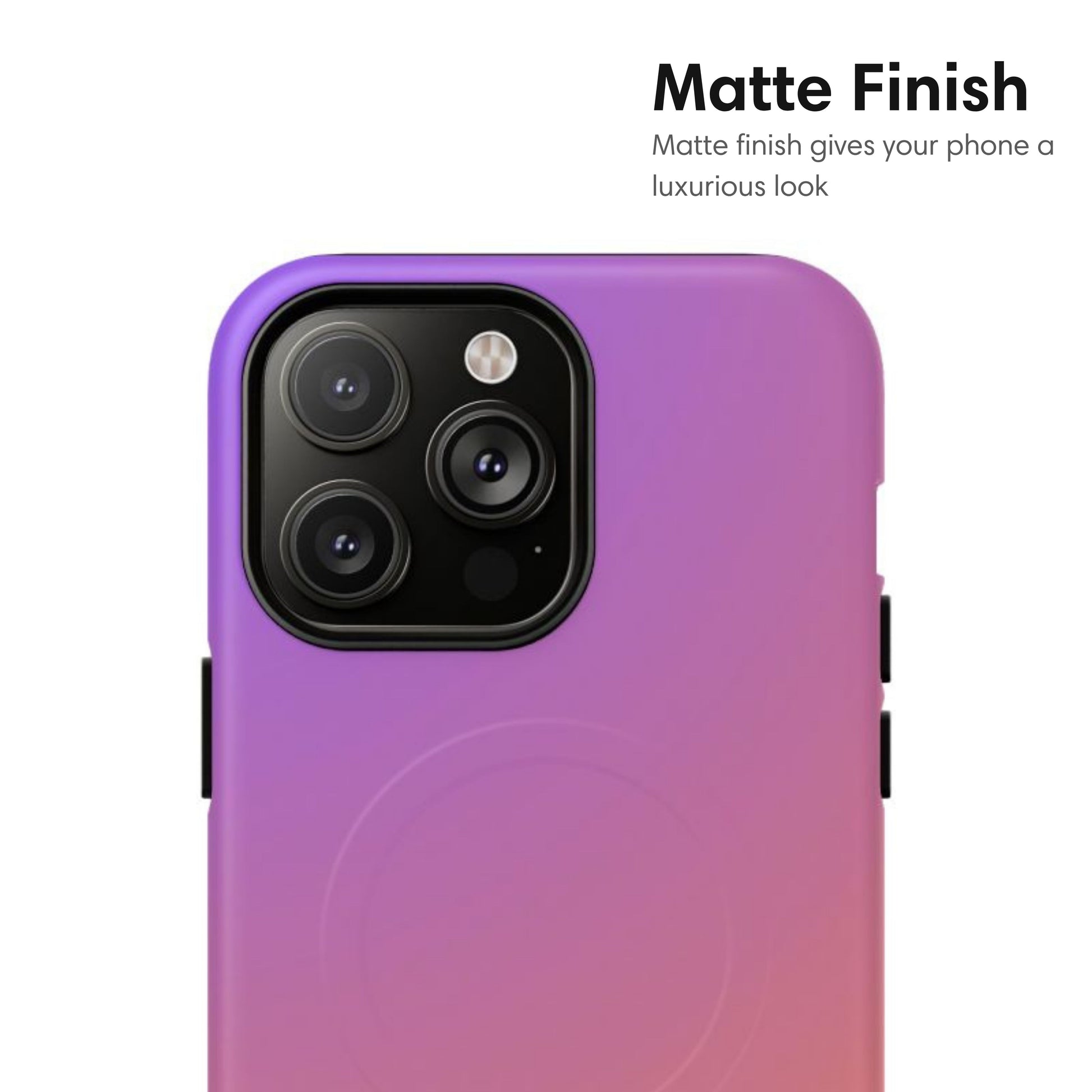 Purple and Orange Ombre MagSafe Tough Case matte