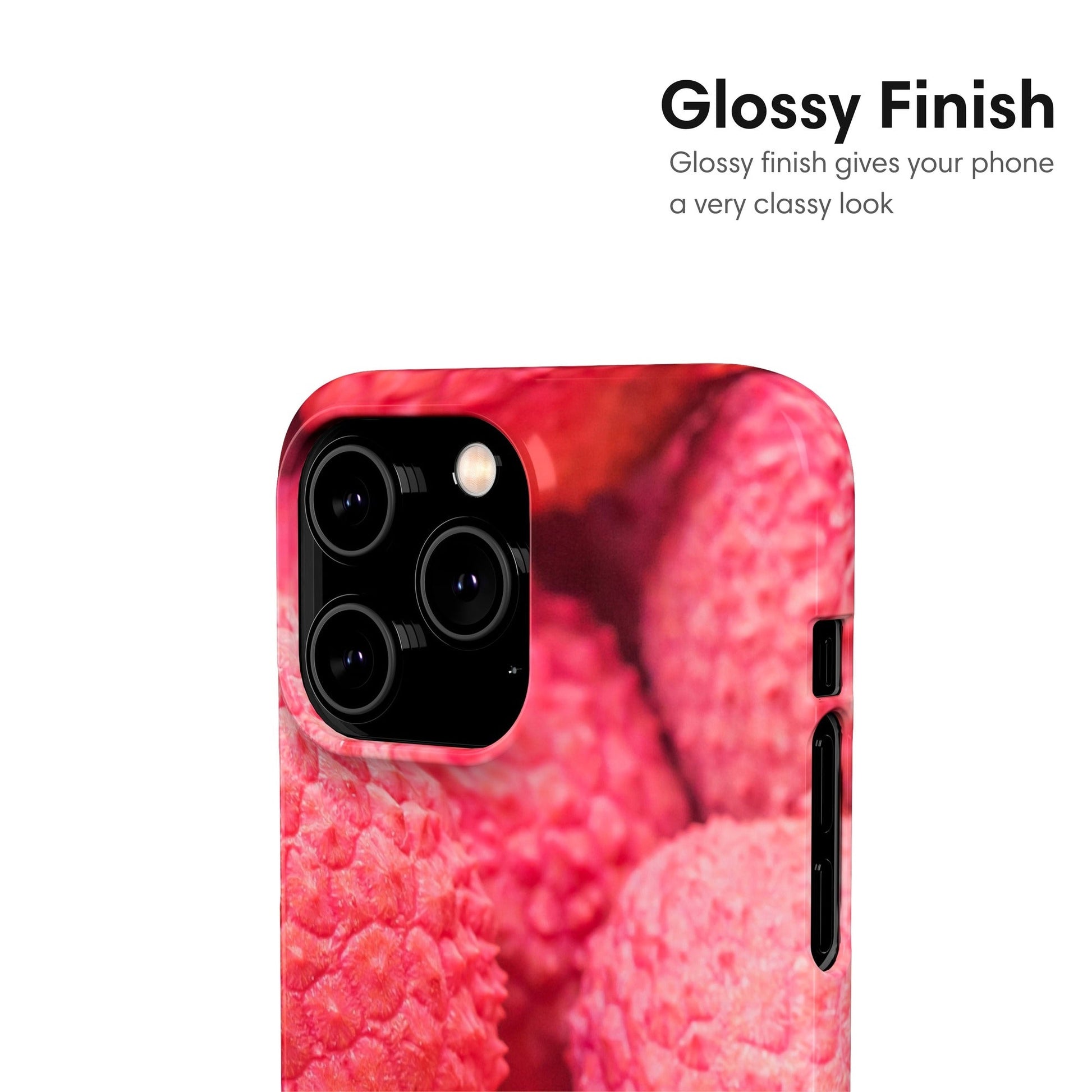 Raspberries Snap Case glossy