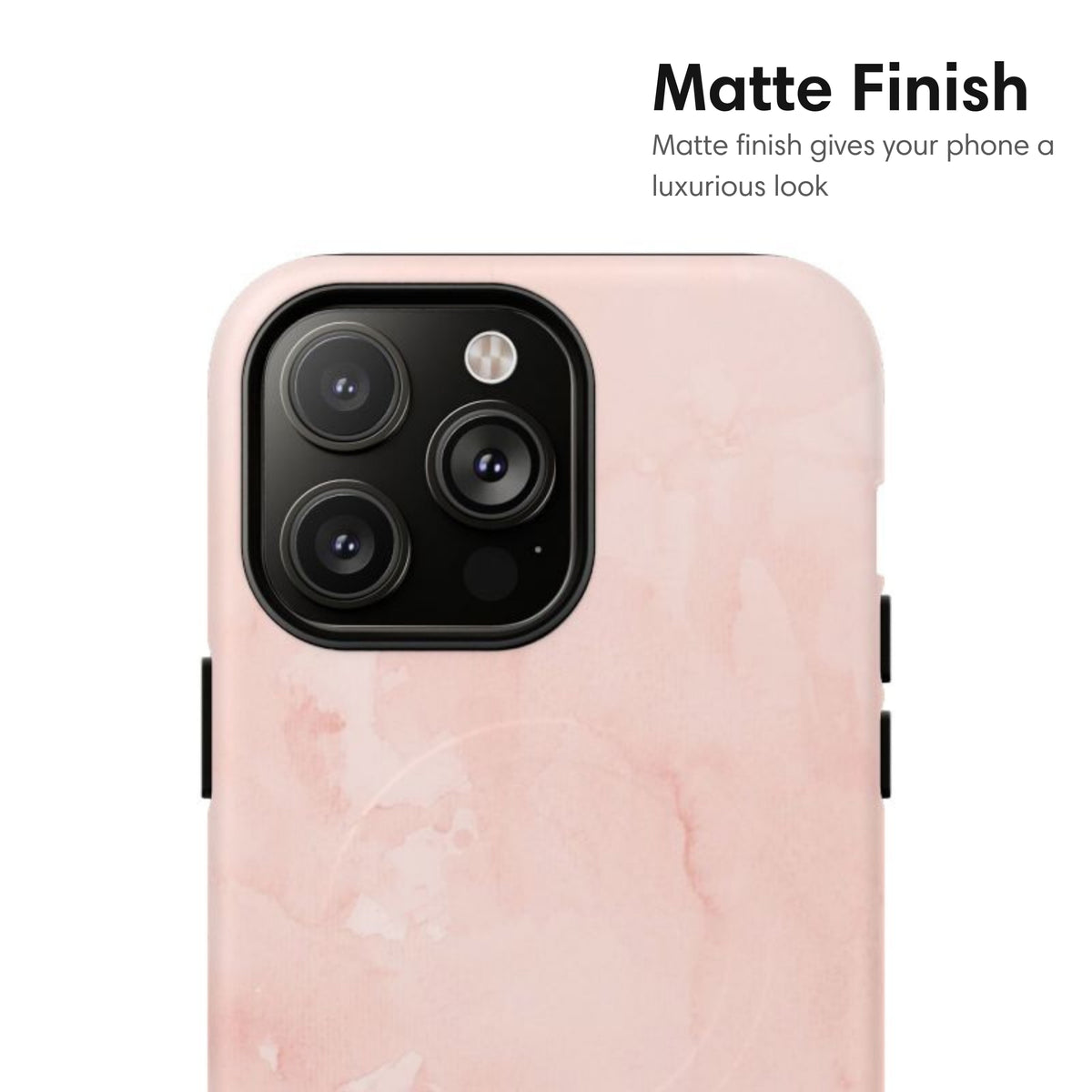 Simple Marble Light Pink MagSafe Tough Case matte