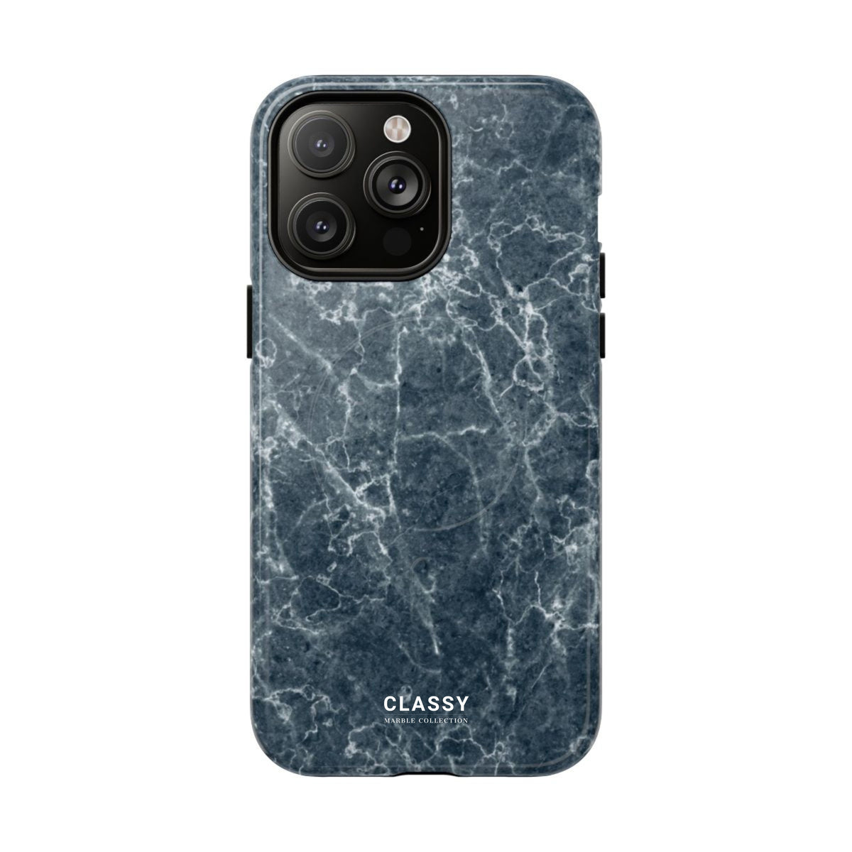 Teal Marble MagSafe Tough Case front
