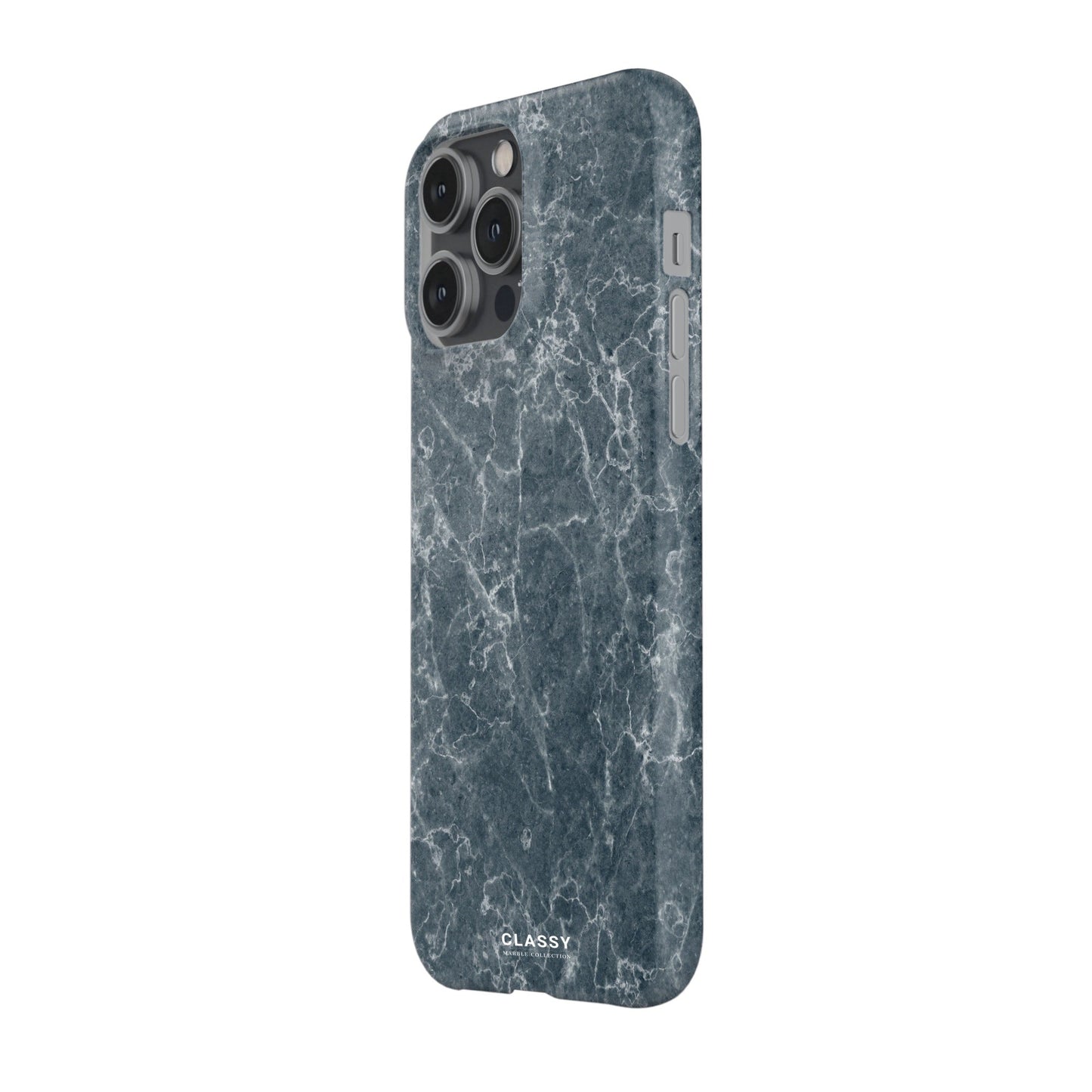 Teal Marble Snap Case side