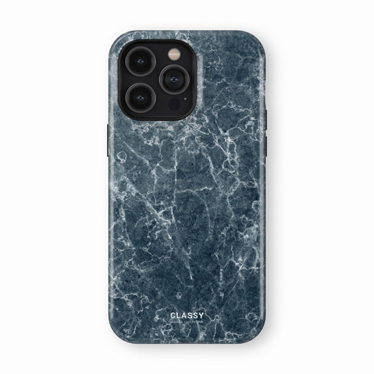 Teal Marble Tough Case front